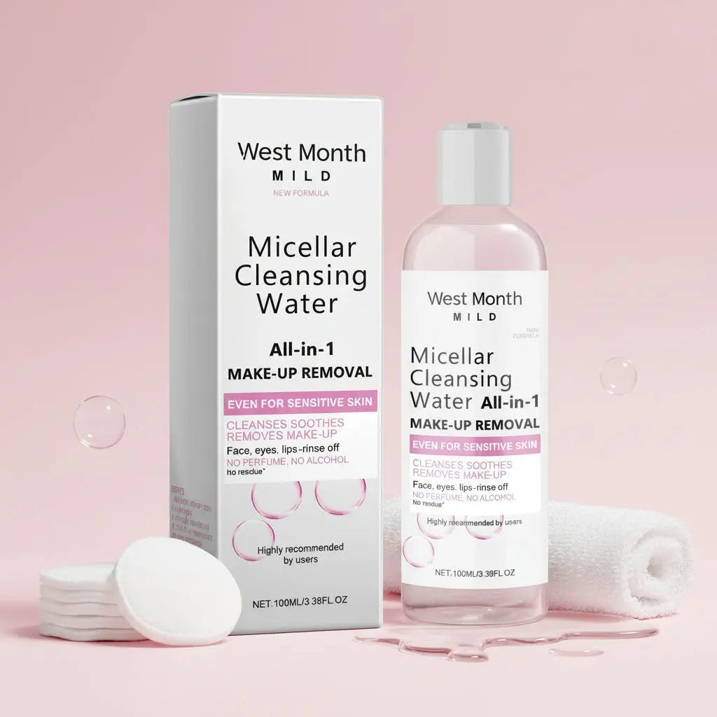 Micellar Water Deep Makeup Remover Cleaning Pores Soft Hydrating Refresh Moisturizing Eyes Lips Facial Cleanser Liquid Skin Care CareGlowing