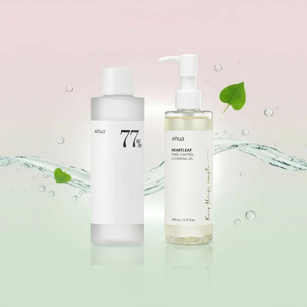 Anua Skincare HeartLeaf 77 Toner Moisturizing Pore Cleansing Oil Exfoliating Oil Control Quercetin Face Wash Deep Cleansing