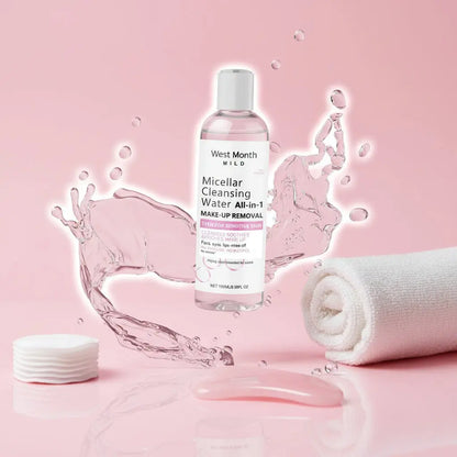 Micellar Water Deep Makeup Remover Cleaning Pores Soft Hydrating Refresh Moisturizing Eyes Lips Facial Cleanser Liquid Skin Care CareGlowing