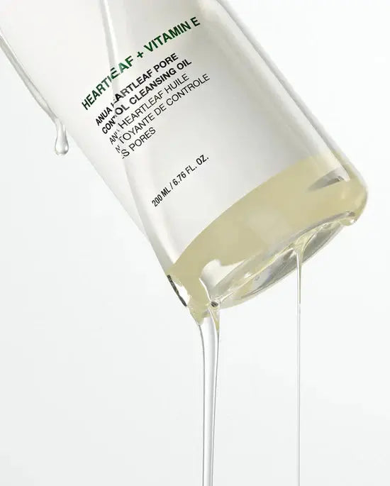 Huile nettoyante contrôle des pores à l’Heartleaf CareGlowing